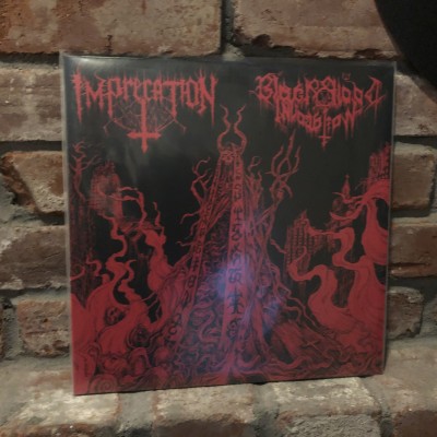 Imprecation / Black Blood Invocation - Diabolical Flames of the Ascended Plague LP